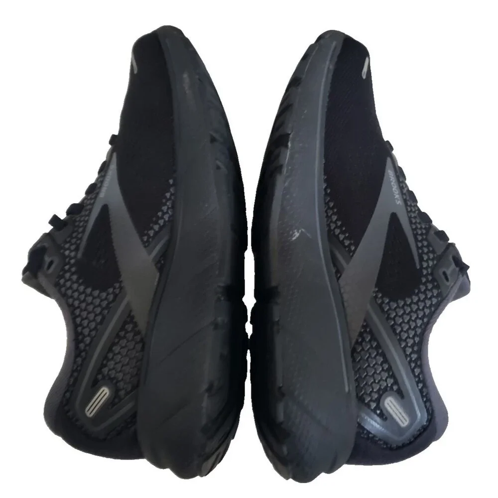 Brooks Ghost 14 Running Shoes Women Sz 6.5B Black Mesh Comfort Cushion Sneakers